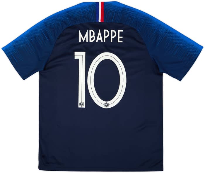 2018 France Home Shirt Mbappe #10 - 6/10 - (L)