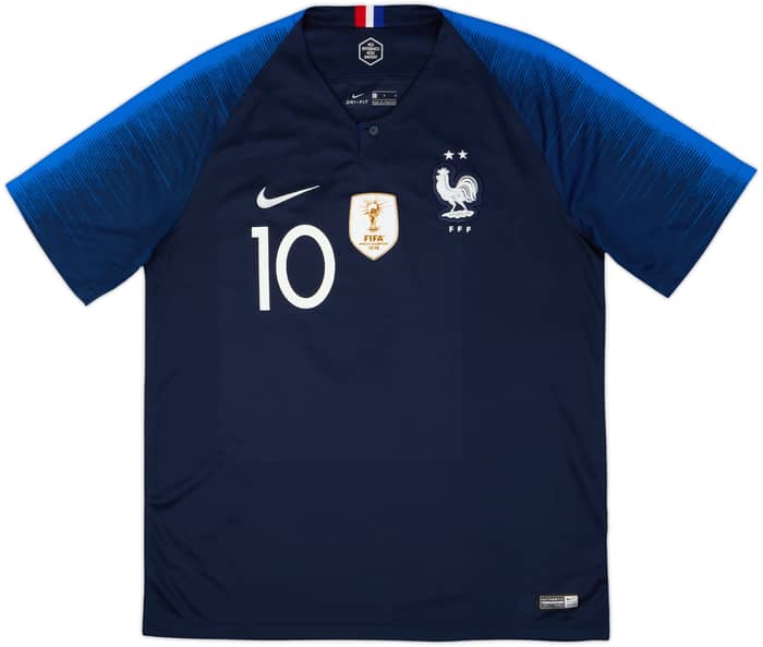 2018 France Home Shirt Mbappe #10 - 6/10 - (L)