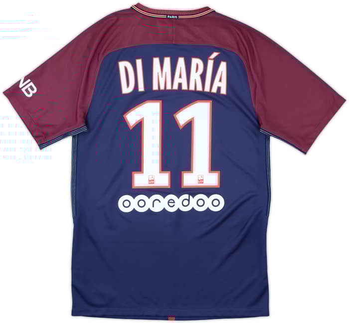 2017-18 Paris Saint-Germain Home Shirt Di Maria #11 - 10/10 - (S)