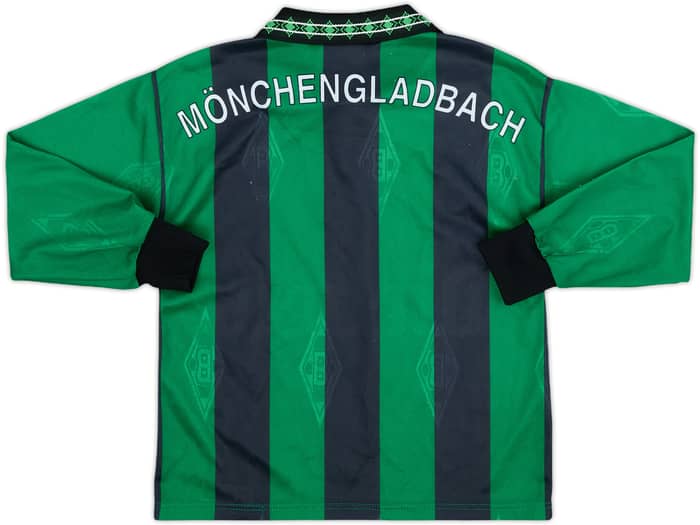 1995-96 Borussia Monchengladbach Away L/S Shirt - 5/10 - (S.Boys)