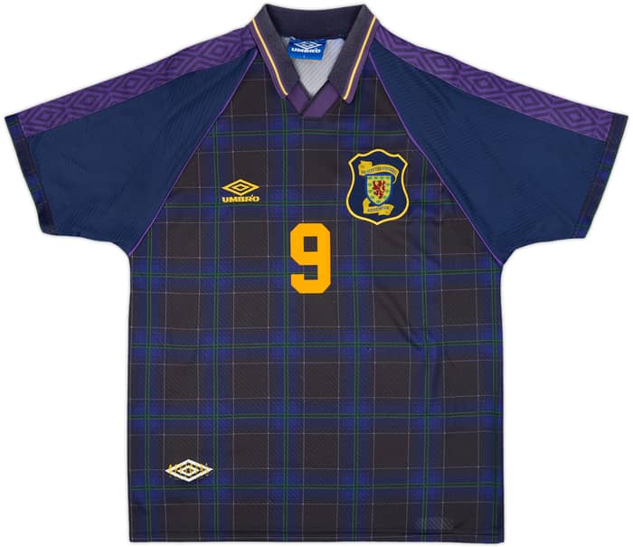 1994-96 Scotland Home Shirt McCoist #9 - 9/10 - (L)