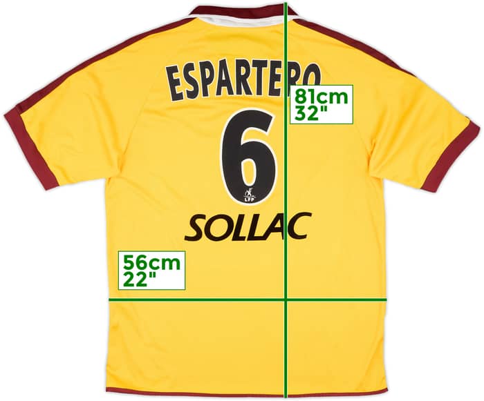 2003-04 Metz Match Issue Away Shirt Espartero #6