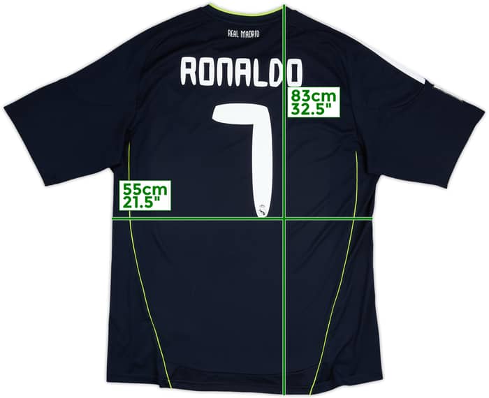 2010-11 Real Madrid Away Shirt Ronaldo #7 - 7/10 - (XL)