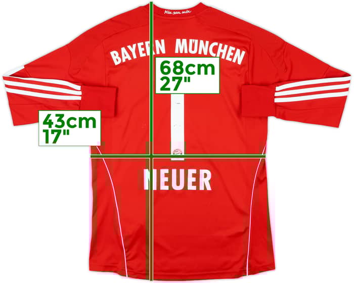 2013-14 Bayern Munich GK Shirt Neuer #1 - 7/10 - (L.Boys)