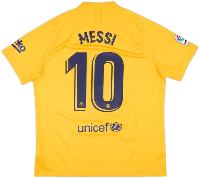 2019-20 Barcelona 'Senyera' Fourth Shirt Messi #10 - 10/10 - (XL)