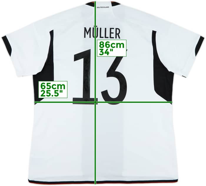 2022-23 Germany Home Shirt Muller #13 - 10/10 - (XXL)