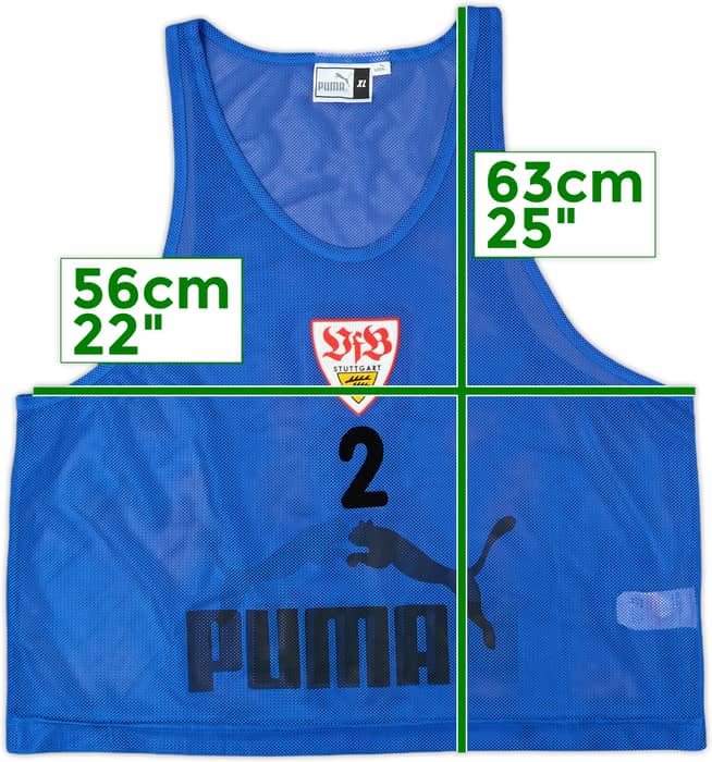 2004-05 Stuttgart Puma Player Issue Training Bib #2 - 9/10 - (XL)