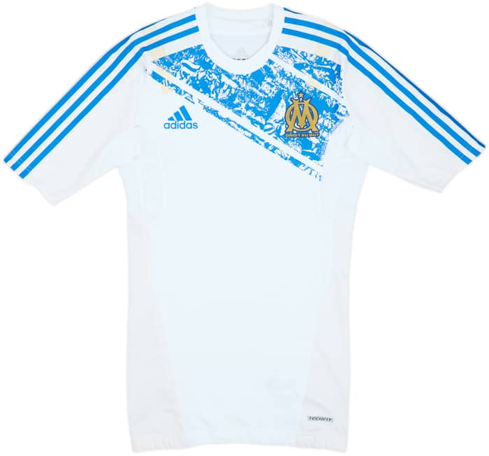 2011-12 Olympique Marseille Player Issue TechFit adidas Training Shirt - 9/10 - (M)