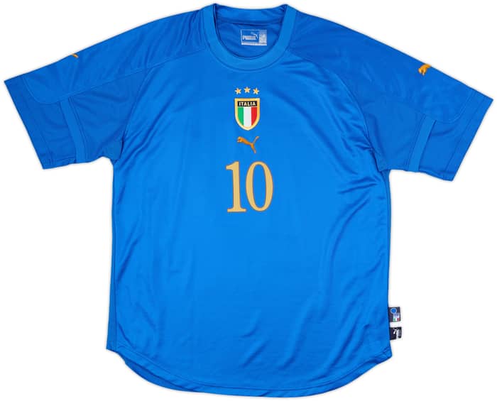 2004-06 Italy Home Shirt Totti #10 - 8/10 - (XL)