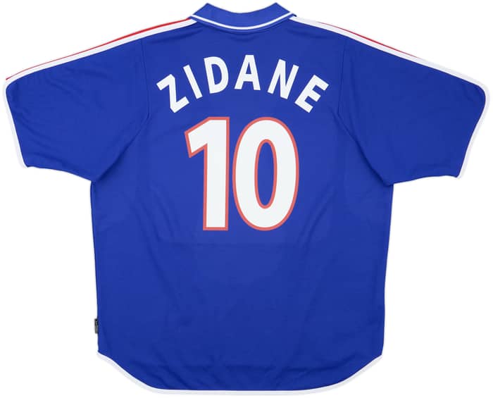 2000-02 France Home Shirt Zidane #10 - 9/10 - (XXL)
