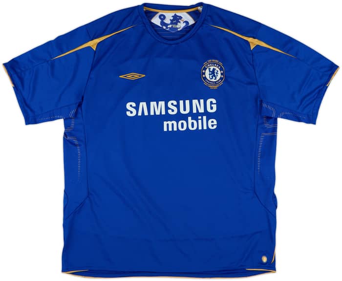 2005-06 Chelsea Centenary Home Shirt Drogba #15 - 8/10 - (3XL)