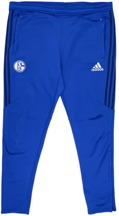 2017-18 Schalke adidas Track Pants/Bottoms - 5/10 - (L)