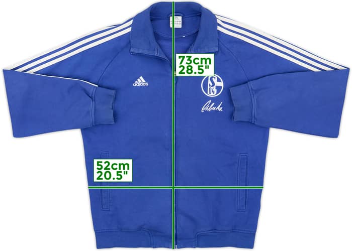 2007-08 Schalke adidas Track Jacket - 6/10 - (L)
