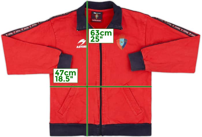 2000-01 Osasuna Astore Track Jacket - 8/10 - (M.Boys)