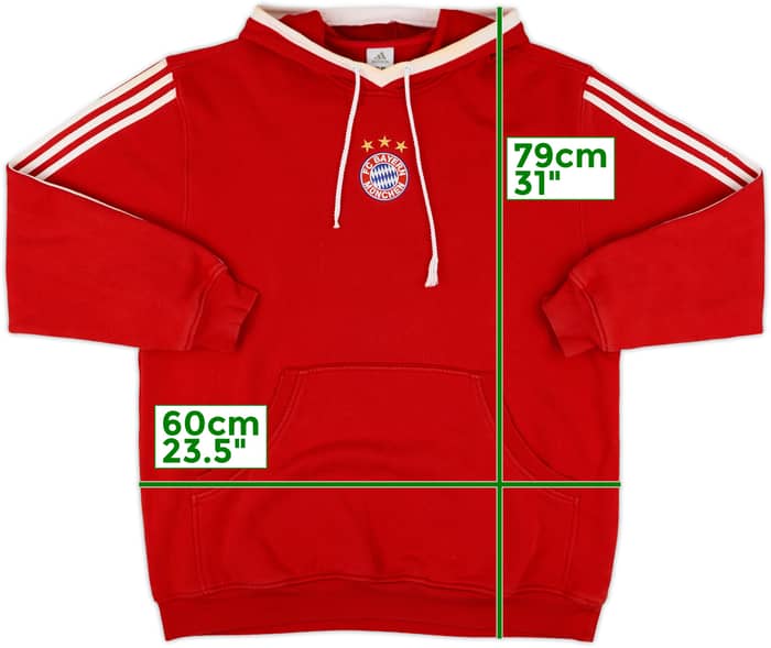 2006-07 Bayern Munich adidas Hooded Sweat Top - 8/10 - (M)