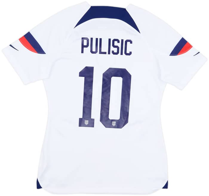 2022-23 USA Home Shirt Pulisic #10 - 9/10 - (Women's S)