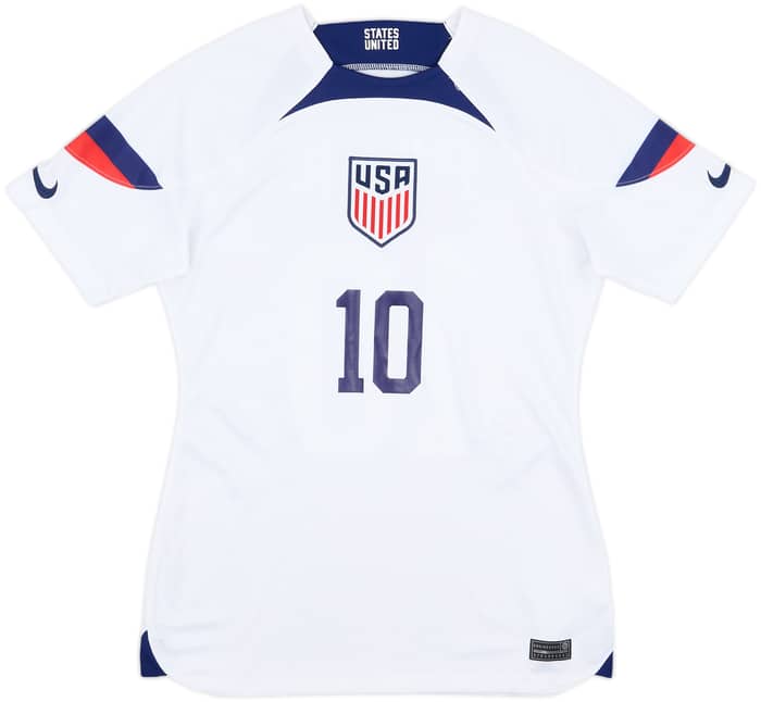 2022-23 USA Home Shirt Pulisic #10 - 9/10 - (Women's S)
