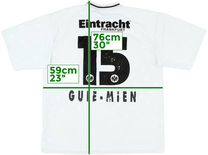2001-03 Eintracht Frankfurt Away Shirt Guie-Mien #15 - 5/10 - (L)