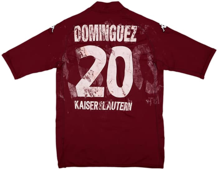 2003-04 Kaiserslautern Home Shirt Dominguez #20 - 4/10 - (3XL)