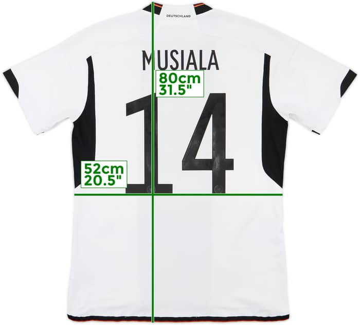 2022-23 Germany Home Shirt Musiala #14 - 8/10 - (L)