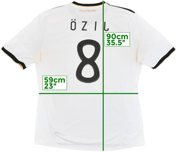 2010-11 Germany Home Shirt Ozil #8 - 6/10 - (XXL)
