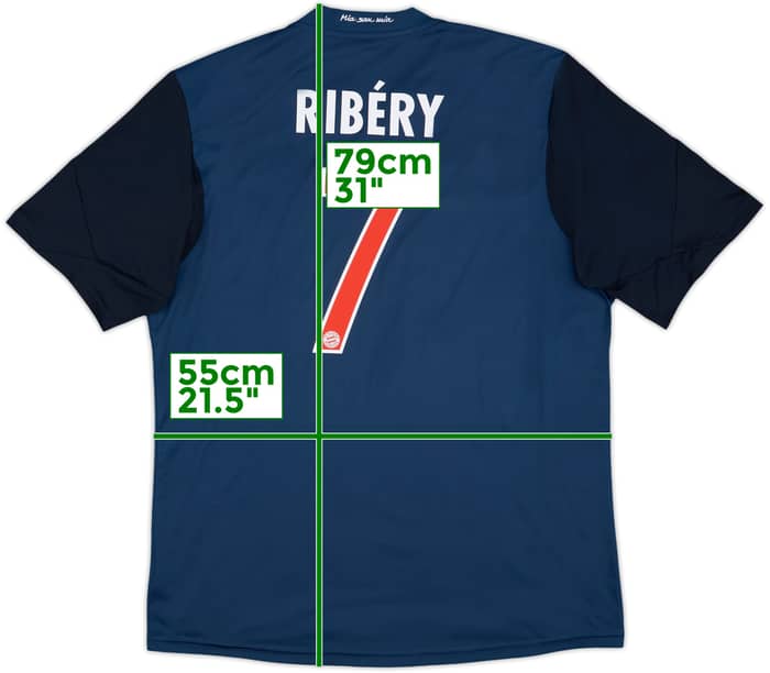 2013-14 Bayern Munich Third Shirt Ribery #7 - 10/10 - (XL)