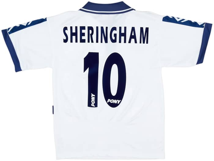 1995-97 Tottenham Home Shirt Sheringham #10 - 10/10 - (S)