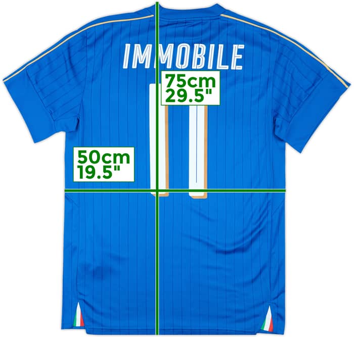 2016-17 Italy Home Shirt Immobile #11 - 10/10 - (M)