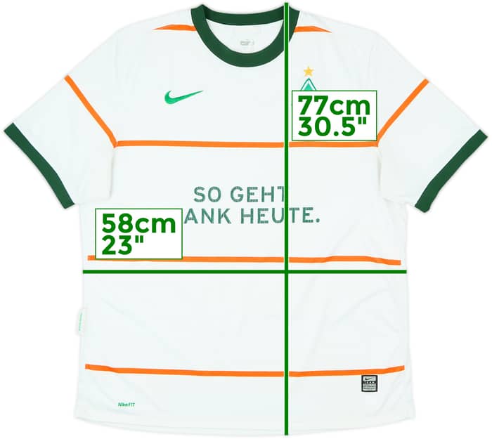 2009-10 Werder Bremen Away Shirt - 6/10 - (XL)
