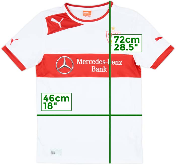 2012-13 Stuttgart Home Shirt - 8/10 - (S)