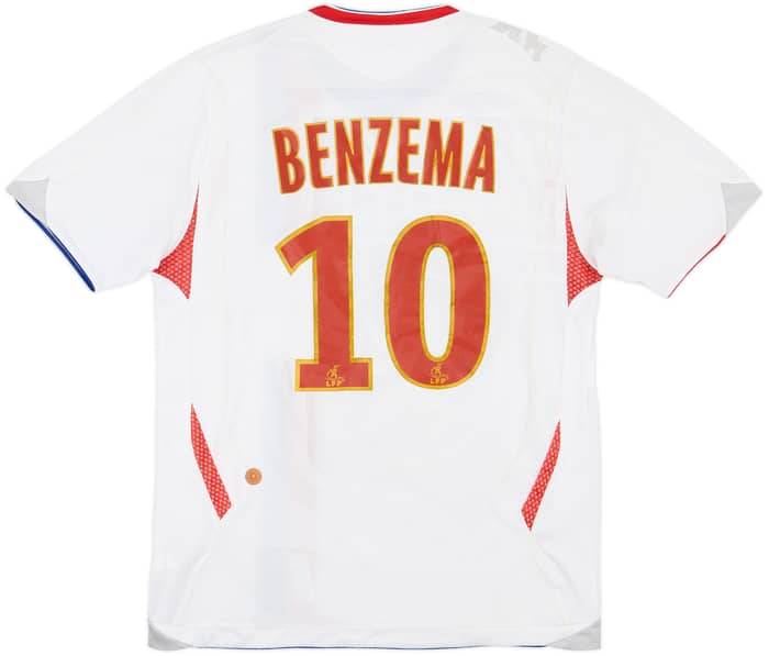 2006-08 Lyon Home Shirt Benzema #10 - 4/10 - (M)