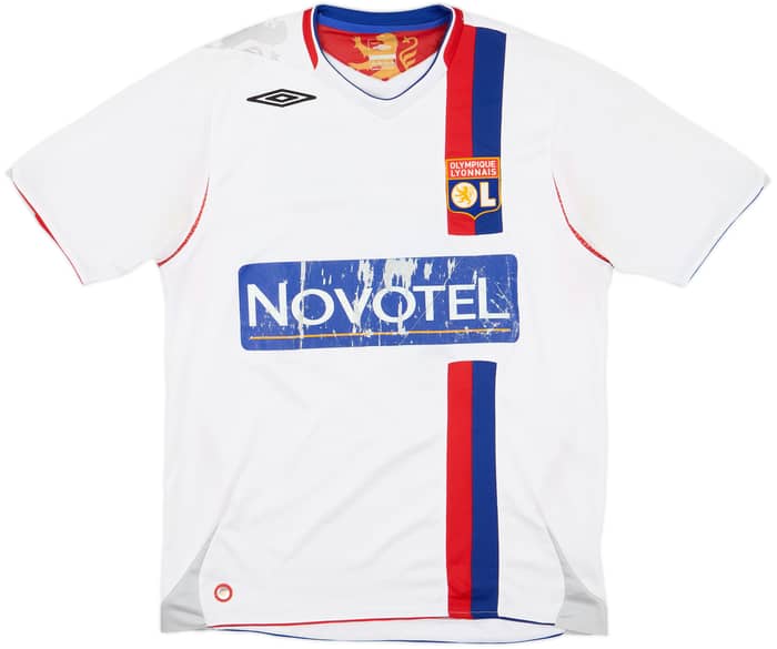 2006-08 Lyon Home Shirt Benzema #10 - 4/10 - (M)