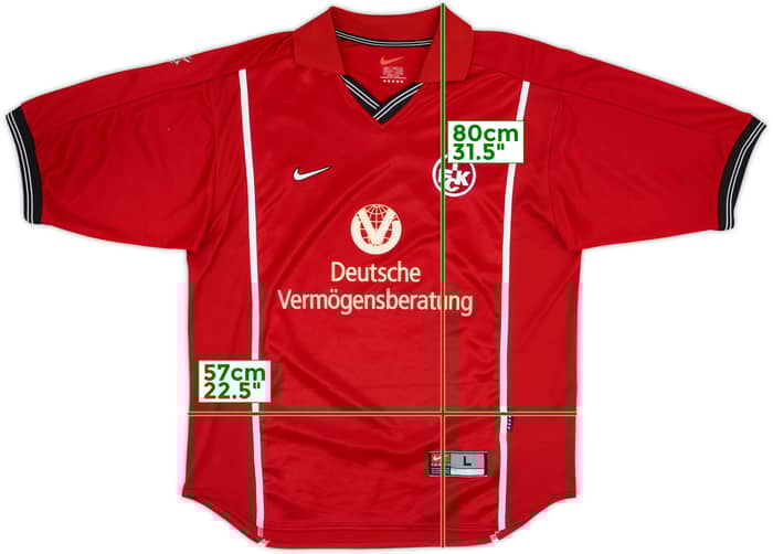 1999-00 Kaiserslautern Home Shirt - 7/10 - (L)