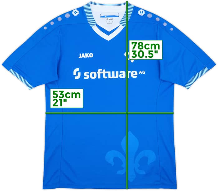 2015-16 SV Darmstadt 98 Home Shirt - 9/10 - (L)