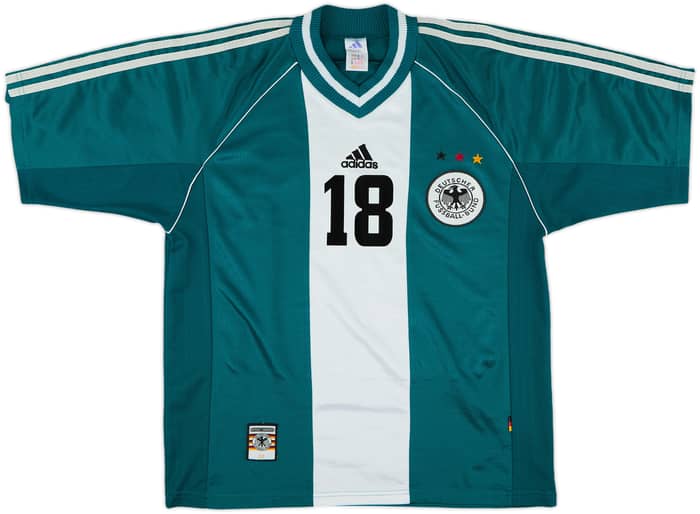 1998-00 Germany Away Shirt Klinsmann #18 - 9/10 - (M)