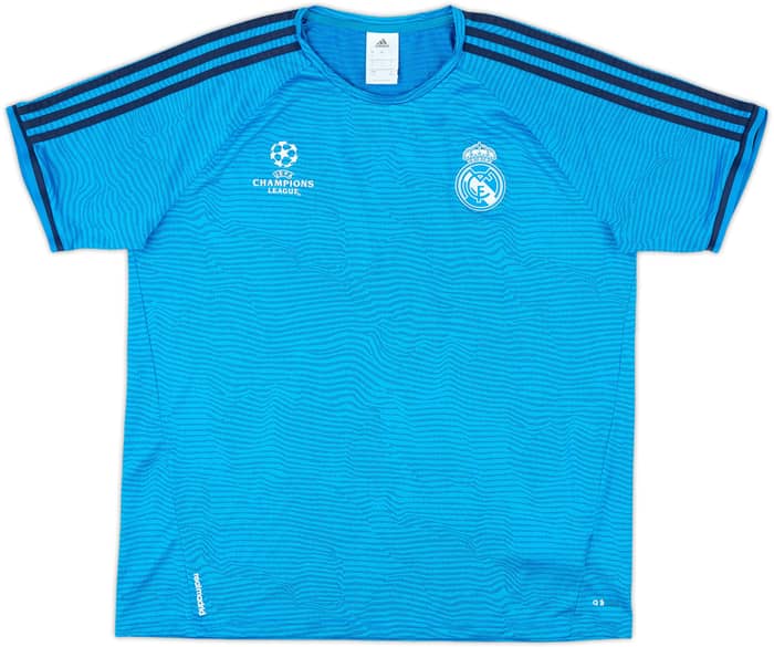 2015-16 Real Madrid adidas CL Training Shrit - 9/10 - (L)