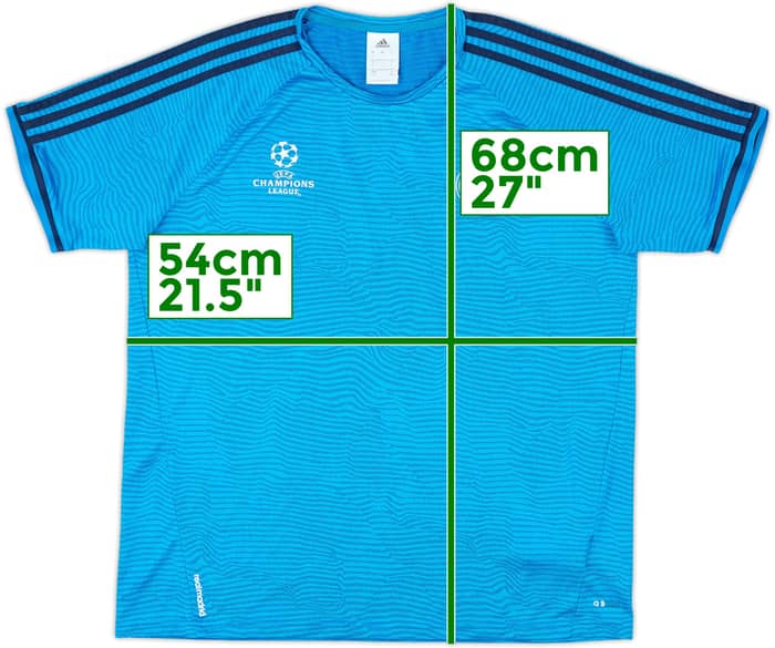 2015-16 Real Madrid adidas CL Training Shrit - 9/10 - (L)