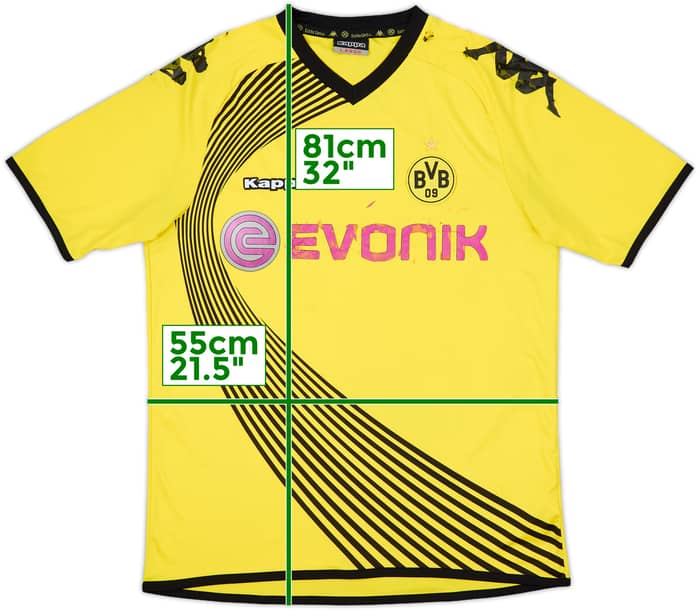 2011-12 Borussia Dortmund European Home Shirt - 5/10 - (L)