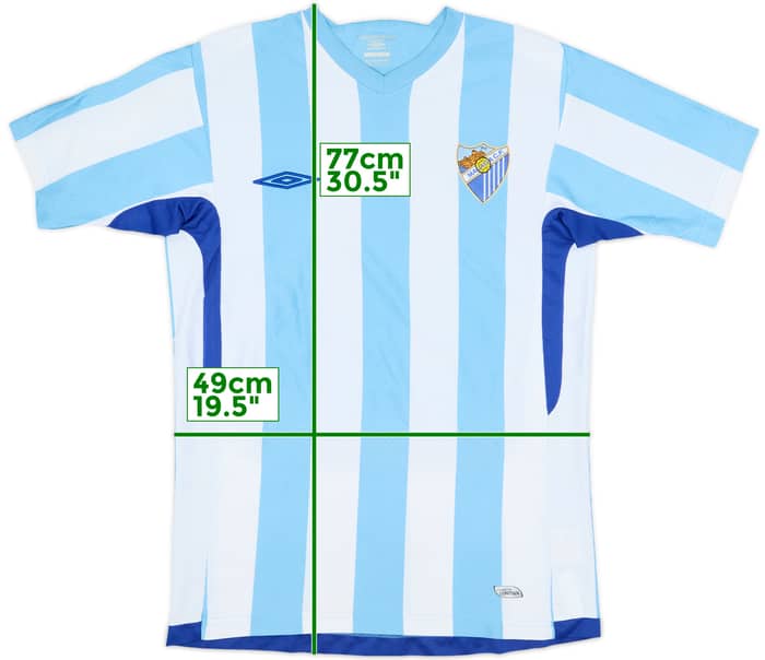 2009-10 Malaga Home Shirt - 8/10 - (M)