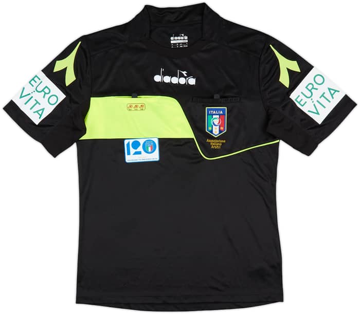 2017-18 Italy Diadora Referee Shirt - 9/10 - (S)