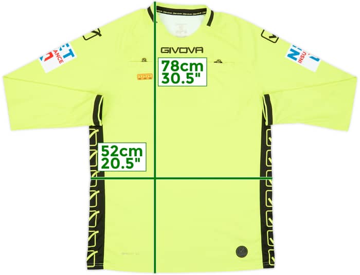 2023-24 Italy Legea Referee L/S Shirt - 8/10 - (L)