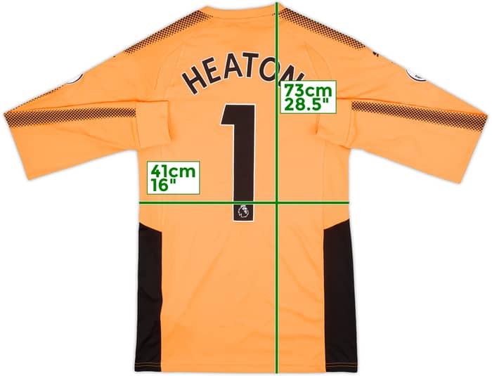 2017-18 Burnley GK Shirt Heaton #1 - 9/10 - (S)