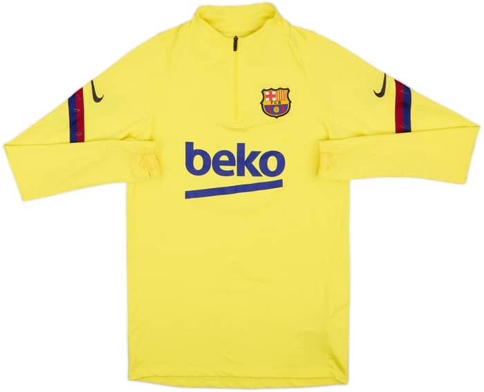2020-21 Barcelona Nike 1/4 Zip Training Top - 8/10 - (S)