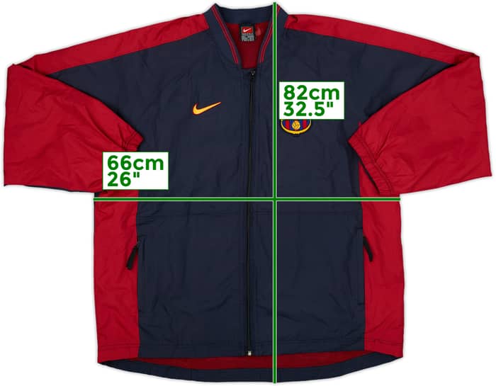 1999-00 Barcelona Nike Track Jacket - 8/10 - (L)