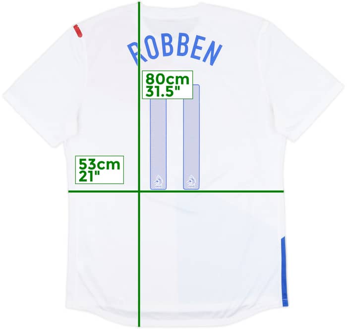 2013-14 Netherlands Player Issue Away Shirt Robben #11 - 6/10 - (XL)