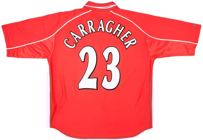 2000-02 Liverpool Home Shirt Carragher #23 - 8/10 - (XL)