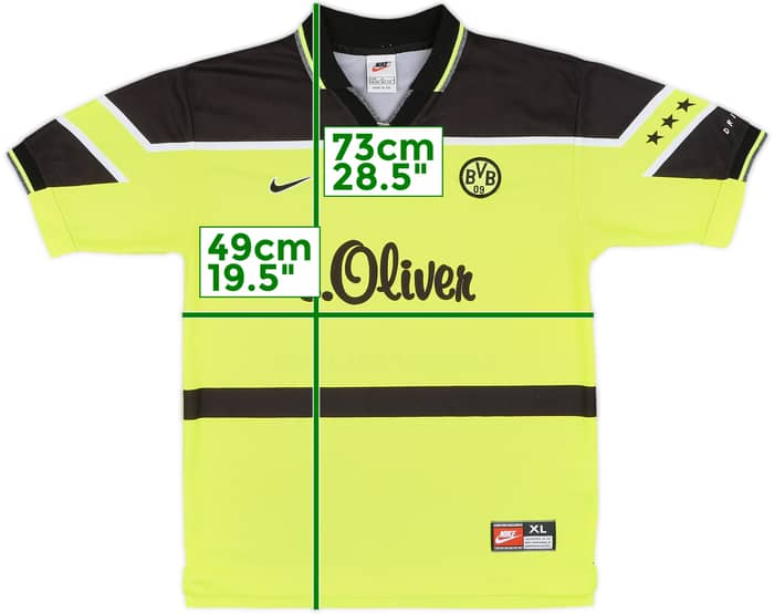 1997-98 Borussia Dortmund Home Shirt - 8/10 - (XL.Boys)