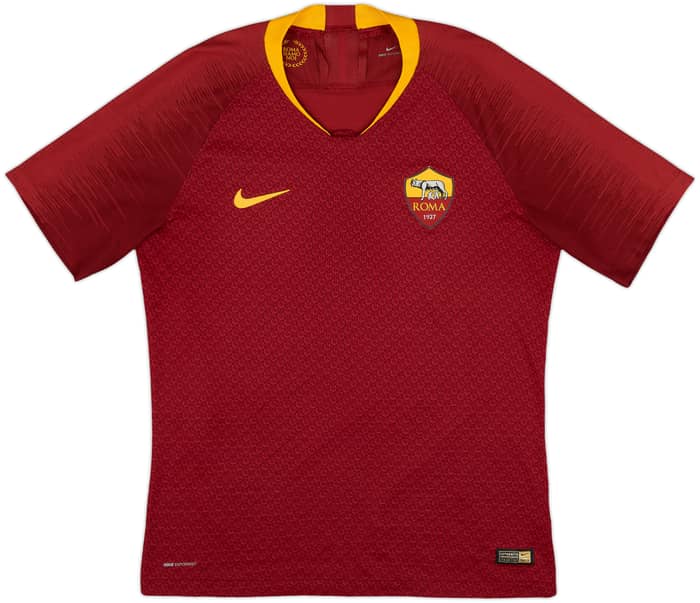 2018-19 Roma Authentic Home Shirt Dzeko #9 - 7/10 - (M)