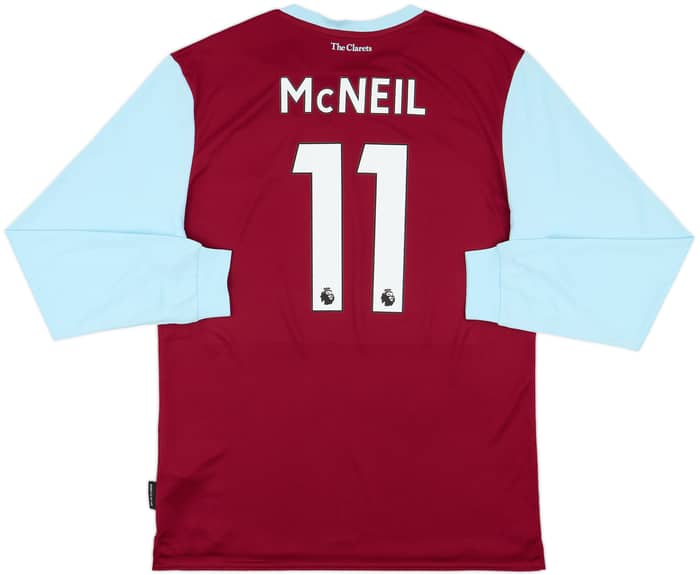 2019-20 Burnley Home L/S Shirt McNeil #11 (L)