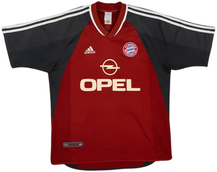 2001-02 Bayern Munich Home Shirt Elber #9 - 6/10 - (M)